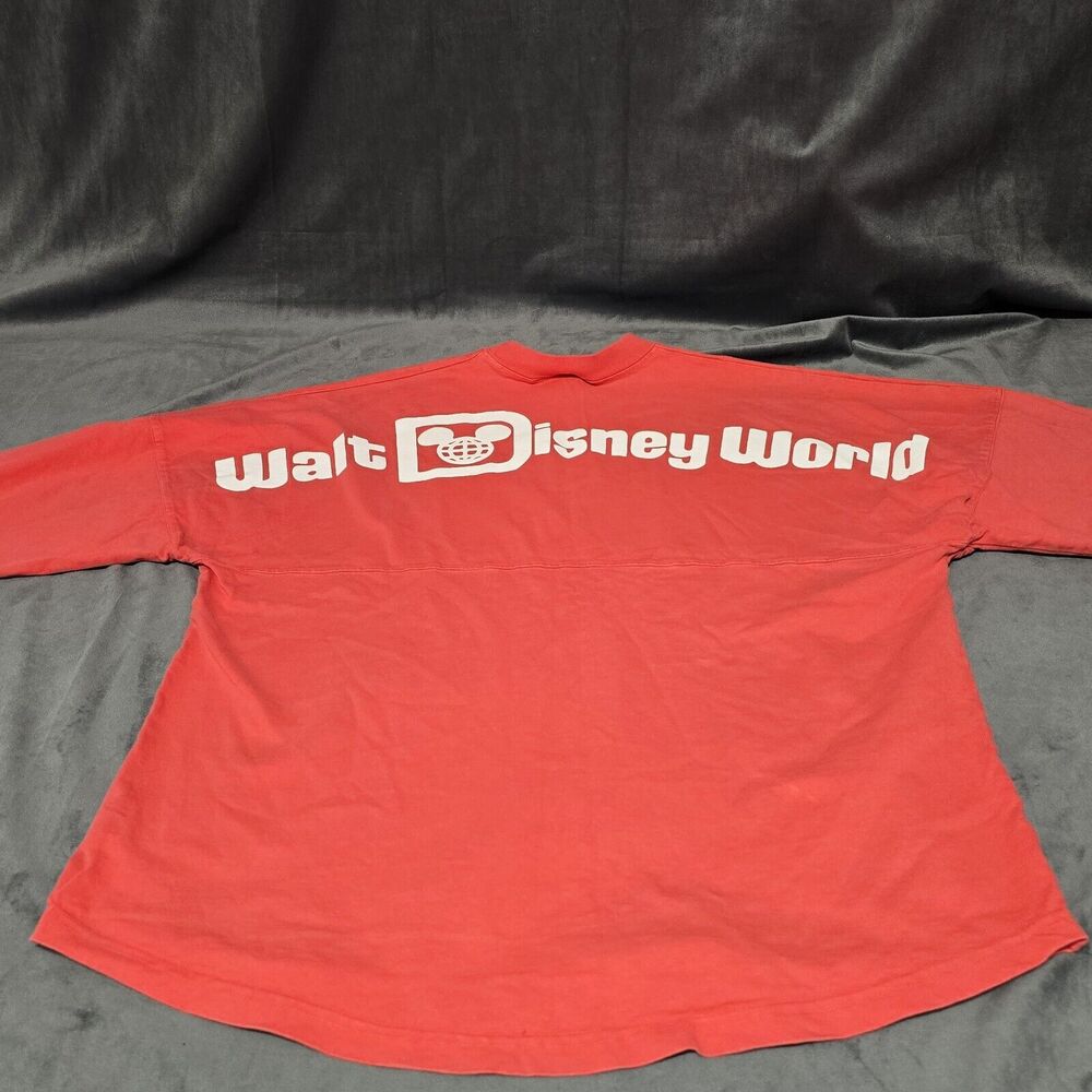 Walt Disney World Spirit Jersey Red Long Sleeve, Sz Medium